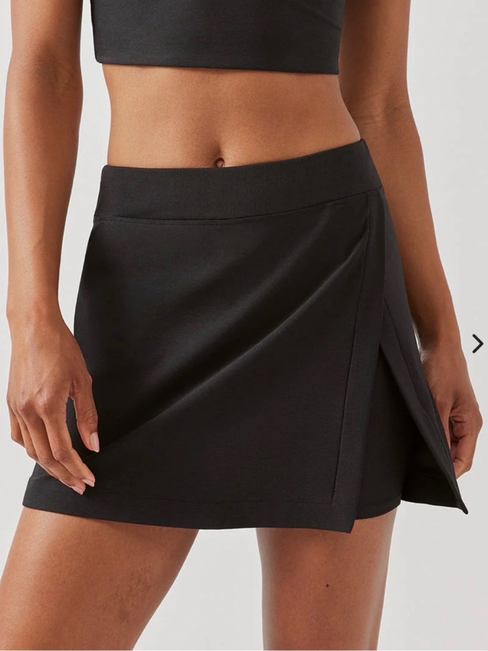 Outdoor Voices Black Court Skort Skirt Medium Tennis Golf Pickleball Athleisure